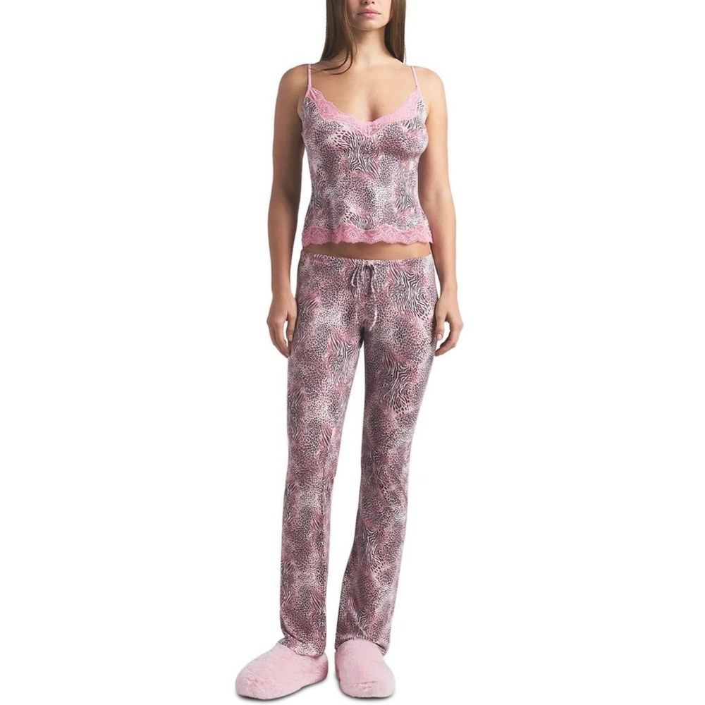 Skims Printed Camisole & Pants Sleep Set in Bloom Mini